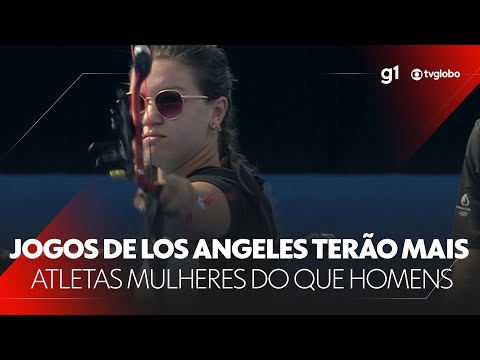 Jogos Olímpicos de Los Angeles terão, pela primeira vez, mais atletas mulheres do que homens #g1 #JN