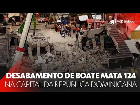 Desabamento de boate mata mais de 120 pessoas na capital da República Dominicana #g1 #JN #notícias