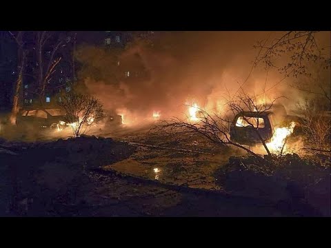 Um morto e dezenas de feridos em ataques de drones russos na Ucrânia