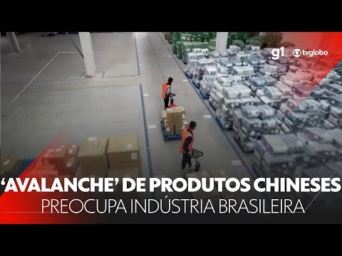 Indústria brasileira se preocupa com possível ‘avalanche’ de produtos chineses no mercado global #g1