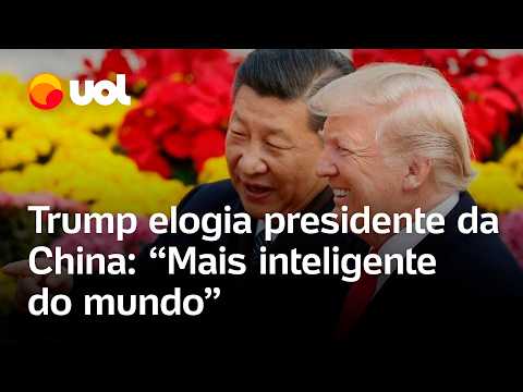 Trump sinaliza trégua e elogia o presidente da China, Xi Jinping: