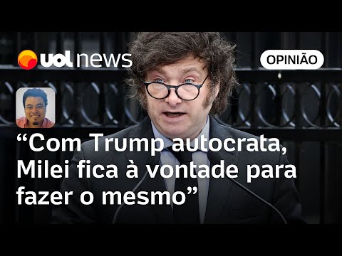 Milei veste fantasia de ditador ao atacar direito à greve geral na Argentina | Leonardo Sakamoto