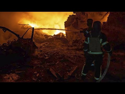 Rússia lança barragem de 145 drones em ataques noturnos contra a Ucrânia